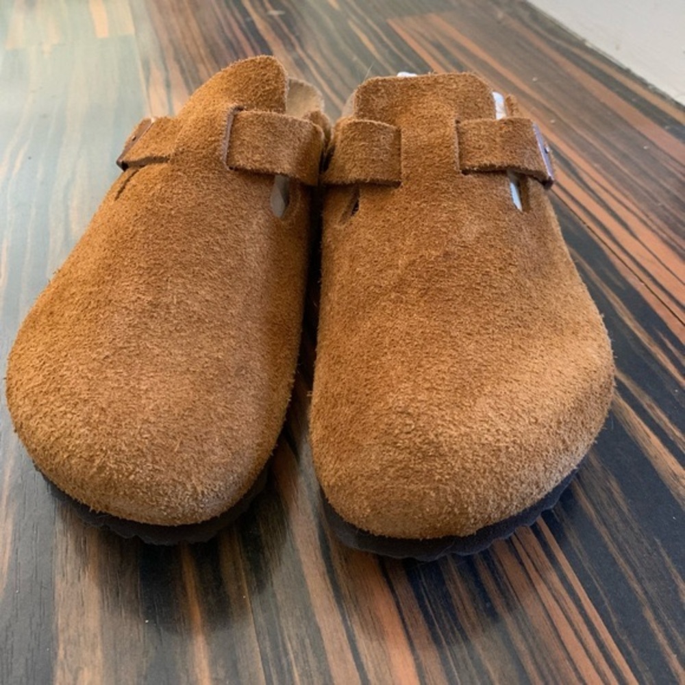 Birkenstock Boston Suede Leather Clog. Size 39